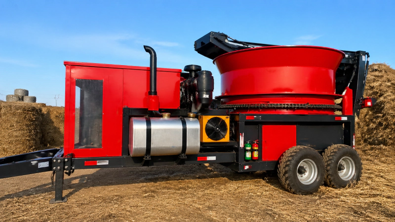 Detailed look at the heavy duty hammer mill internals and screen system